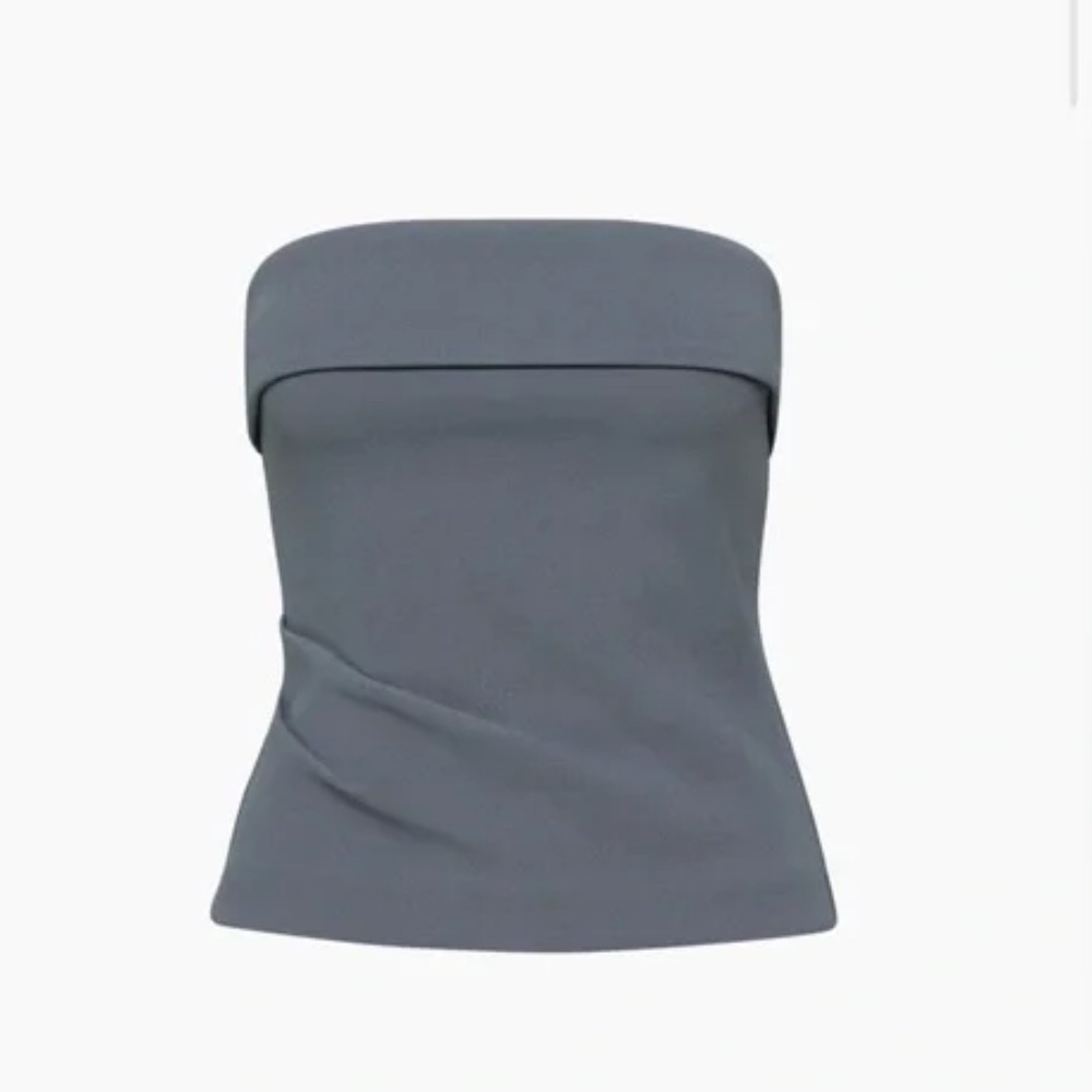 Aritzia Babaton Eyecatcher Tube Top in Navy